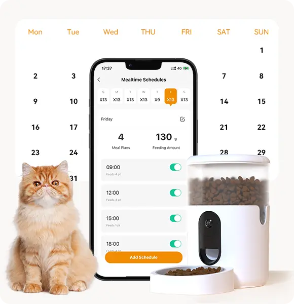 Imou Smart Pet Feeder Camera | جهاز تغذية الحيوانات الأليفة الذكي بكاميرا 360 درجة