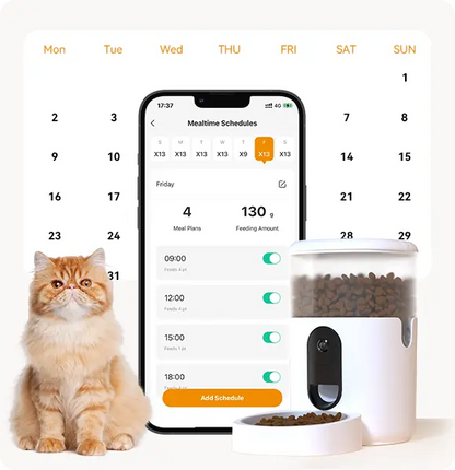 Imou Smart Pet Feeder Camera | جهاز تغذية الحيوانات الأليفة الذكي بكاميرا 360 درجة